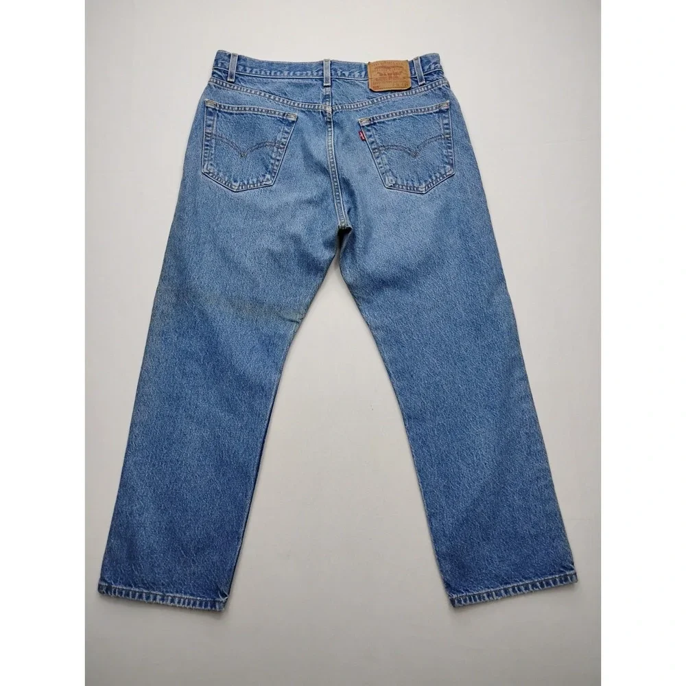Levis 505 Jeans Mens 36x29 Straight Fit Pockets Vintage Made in Mexico 2001 Y2k
